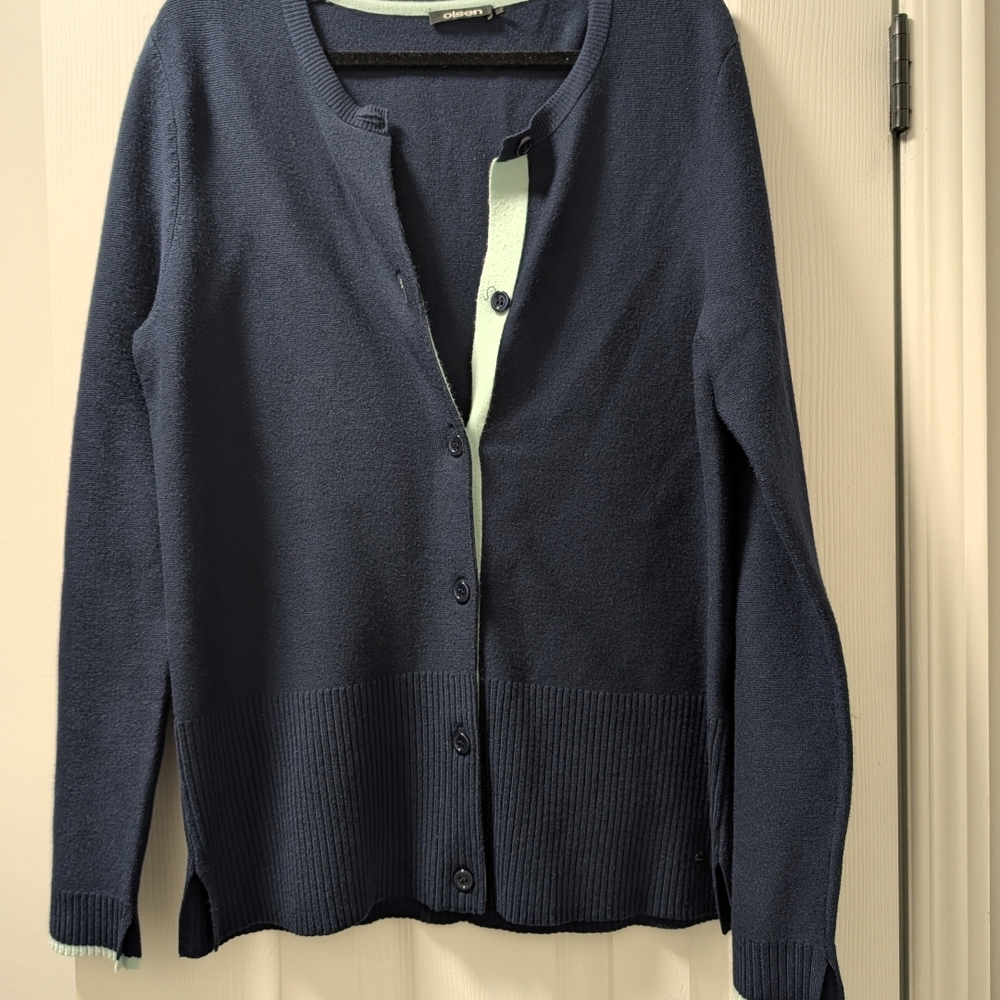 Classic Navy Women's Cardigan